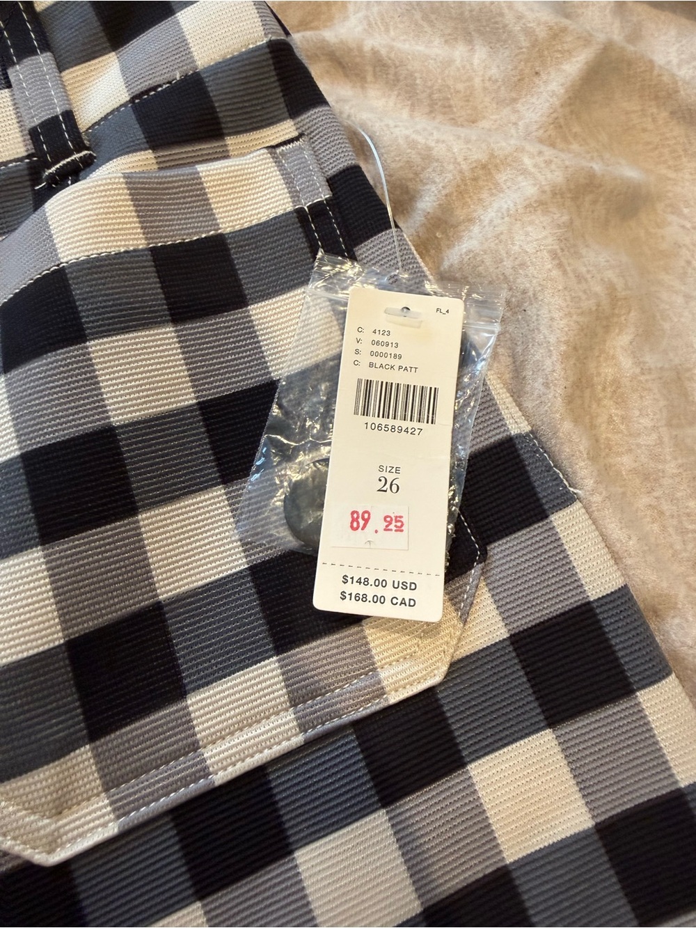 Anthropologie Maeve Checkered Wide Leg Pants - Picture 2 of 5